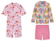 Stroje kąpielowe dla dziewczynek - lupilu® Strój kąpielowy dla dzieci z ochroną UV - miniaturka - grafika 1