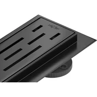 Odpływy liniowe - Mexen Flat 360° M01 odpływ liniowy obrotowy 100 cm, czarny - 1720100-40 - miniaturka - grafika 1