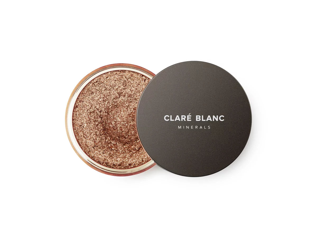 Clare blanc CLARÉ BLANC - MINERAL LUMINIZING POWDER - Puder rozświetlający - MAGIC DUST WARM GOLD 01