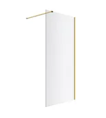 Kabiny prysznicowe - Kabina pryszniocowa Excellent Vidoq 90x200 walk-in złoty szczotkowany transparentne KAEX.1506.900.LP.GB - miniaturka - grafika 1