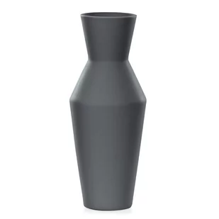 Wazon GIARA kolor czarny styl boho do wewnątrz ameliahome - VASE/AH/GIARA/BLACK/10X24 - Wazony i flakony - miniaturka - grafika 1