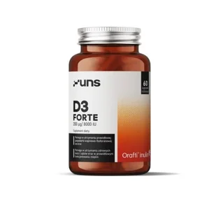 UNS D3 Forte 200ug/8000IU 60vegcaps - Witaminy i minerały dla sportowców - miniaturka - grafika 2