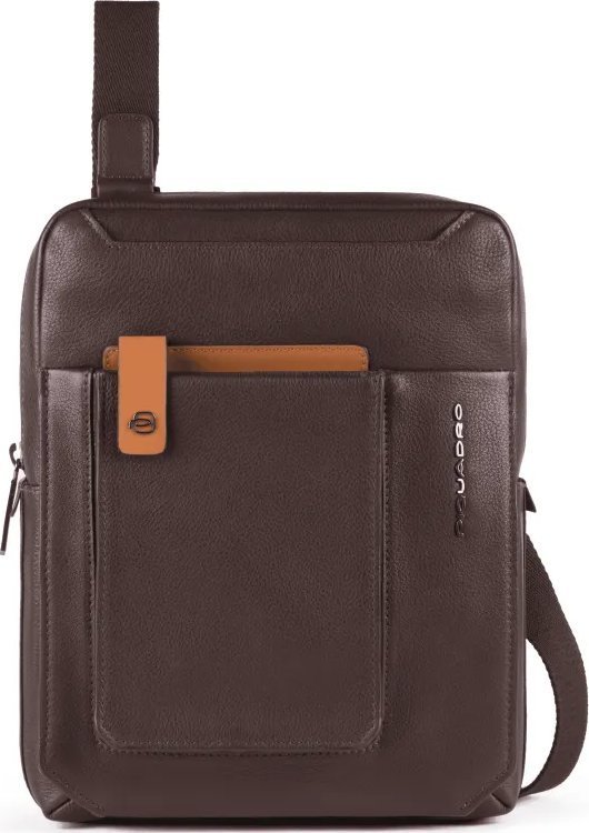 Piquadro Piquadro, Tallin, Leather, Small, Crossbody Bag, Brown, CA1816W108, 21.5 x 27 x 7 cm, For Men For Men
