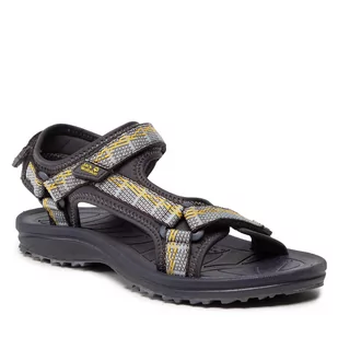 Jack Wolfskin Sandały Wave Breaker M 4052011 Asphalt - Sandały damskie - miniaturka - grafika 1