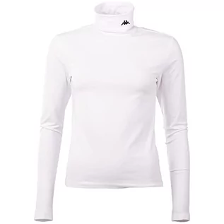 Koszulki i topy damskie - Kappa Damska koszulka Ledi, krój slim fit, Bright White, XS - grafika 1
