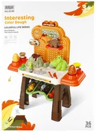 Masy plastyczne - Masa plastyczna z akcesoriami Dino stolik MEGA CREATIVE 499246 - miniaturka - grafika 1