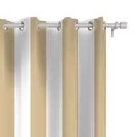 Zasłony - Zasłona SUMMER wzór SM20 | pasy beżowe 150 x 230 cm tkanina standard - miniaturka - grafika 1