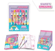 Przybory szkolne - Kids Euroswan, Sweet Dreams, zestaw 6 długopisów żelowych - miniaturka - grafika 1