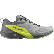 Buty sportowe męskie - Męskie Buty do biegania w terenie SALOMON SENSE RIDE 5 L47144200 – Szary - miniaturka - grafika 1