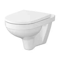 Miski WC - Cersanit Zip Zestaw Toaleta WC 52,5x36 cm + deska wolnoopadająca biała S701-565 - odbiór osobisty: Kraków, Świebodzin - miniaturka - grafika 1
