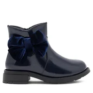 Buty dla dziewczynek - Botki Nelli Blu CS2920-40 Granatowy - miniaturka - grafika 1