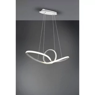 Trio Leuchten Designerska lampa wisząca biała z 3-stopniowym ściemnianiem LED - Levi - Lampy sufitowe - miniaturka - grafika 1