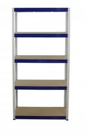 Szafy i regały magazynowe - Regał Helios magazynowy metalowy HWN_213X110X30_5_350 ilość półek 5 nośność 350 kg / Wamar-Sosenka - miniaturka - grafika 1