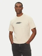 Koszulki męskie - Jack&Jones T-Shirt Pacer 12273880 Beżowy Relaxed Fit - miniaturka - grafika 1