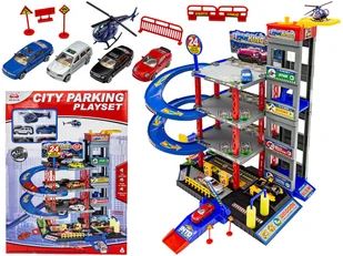 ZABAWKOWY WIELOPOZIOMOWY PARKING Z AKCESORIAMI - Zabawki konstrukcyjne - miniaturka - grafika 1
