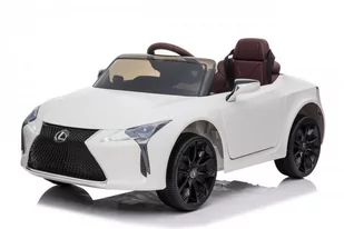 Pojazd Lexus LC500 Biały - Pojazdy elektryczne dla dzieci - miniaturka - grafika 1