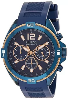 Paski - Guess W1168G4 Męski zegarek, pasek, Niebieski, pasek - grafika 1