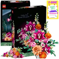 Klocki - Lego Kwiaty Botanical Collection - Piękny Bukiet Różowych Kwiatów - Lego Prezent + Ebook - miniaturka - grafika 1