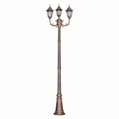 Lampy ogrodowe - Lampa ogrodowa stojąca K-7007A2/3N CZARNY/ZŁOTY z serii VASCO - miniaturka - grafika 1