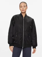 Kurtki damskie - Tommy Jeans Kurtka bomber Tonal DW0DW16563 Czarny Oversize - miniaturka - grafika 1