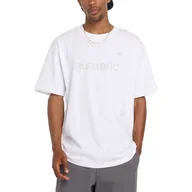 Koszulki męskie - Koszulka męska New Balance MT51955WT - biała - miniaturka - grafika 1