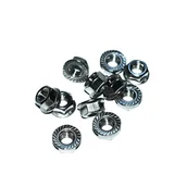 Śruby i nakrętki - Nakrętka nierdzewna A2 kołnierzowa M5 DIN 6923 20 szt. - miniaturka - grafika 1