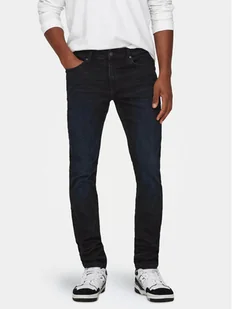Only & Sons Jeansy Loom 22026921 Granatowy Slim Fit - Spodnie męskie - miniaturka - grafika 1