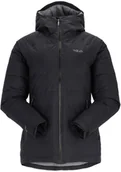 Kurtki i kamizelki sportowe damskie - Kurtka puchowa damska Rab Valiance Jacket - black - miniaturka - grafika 1