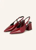 Czółenka - Steve Madden Czółenka Z Odkrytą Piętą Barge rot - miniaturka - grafika 1