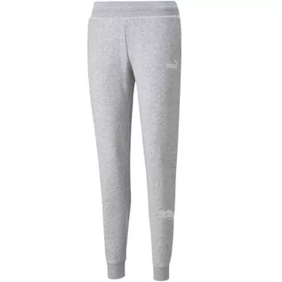 Spodnie damskie - Spodnie Damskie Puma Power Graphic Pants Szare 847115 04-2Xl - grafika 1