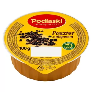 Podlaski Pasztet z pieprzem 100 g - Pasztet i przetwory mięsne - miniaturka - grafika 1