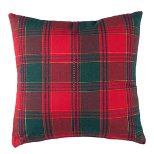 Poszewka w kratę 40 x 40 cm wielokolorowa - Poszewki na poduszki - miniaturka - grafika 1