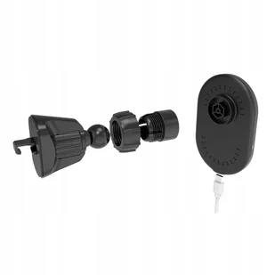 Forever Uchwyt Samochodowy Magnetyczny Ms Na Kratkę Us-K-Ms Z Ładowaniem In - Uchwyty samochodowe do telefonów - miniaturka - grafika 1