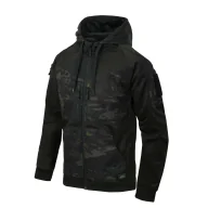 Odzież taktyczna i umundurowanie - Bluza z Kapturem Helikon-Tex ROGUE Hoodie (FullZip) MultiCam Black - miniaturka - grafika 1