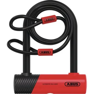 Zapięcie rowerowe ABUS 420K/150HB140 + USH + Cobra 10/120 U-lock Czerwony - Zabezpieczenia do roweru - miniaturka - grafika 1