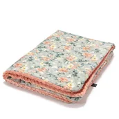 Koce i narzuty dla dzieci - LA MILLOU CIEPŁY KOCYK MINKY - L - BLOOMING BOUTIQUE PAPAYA - miniaturka - grafika 1