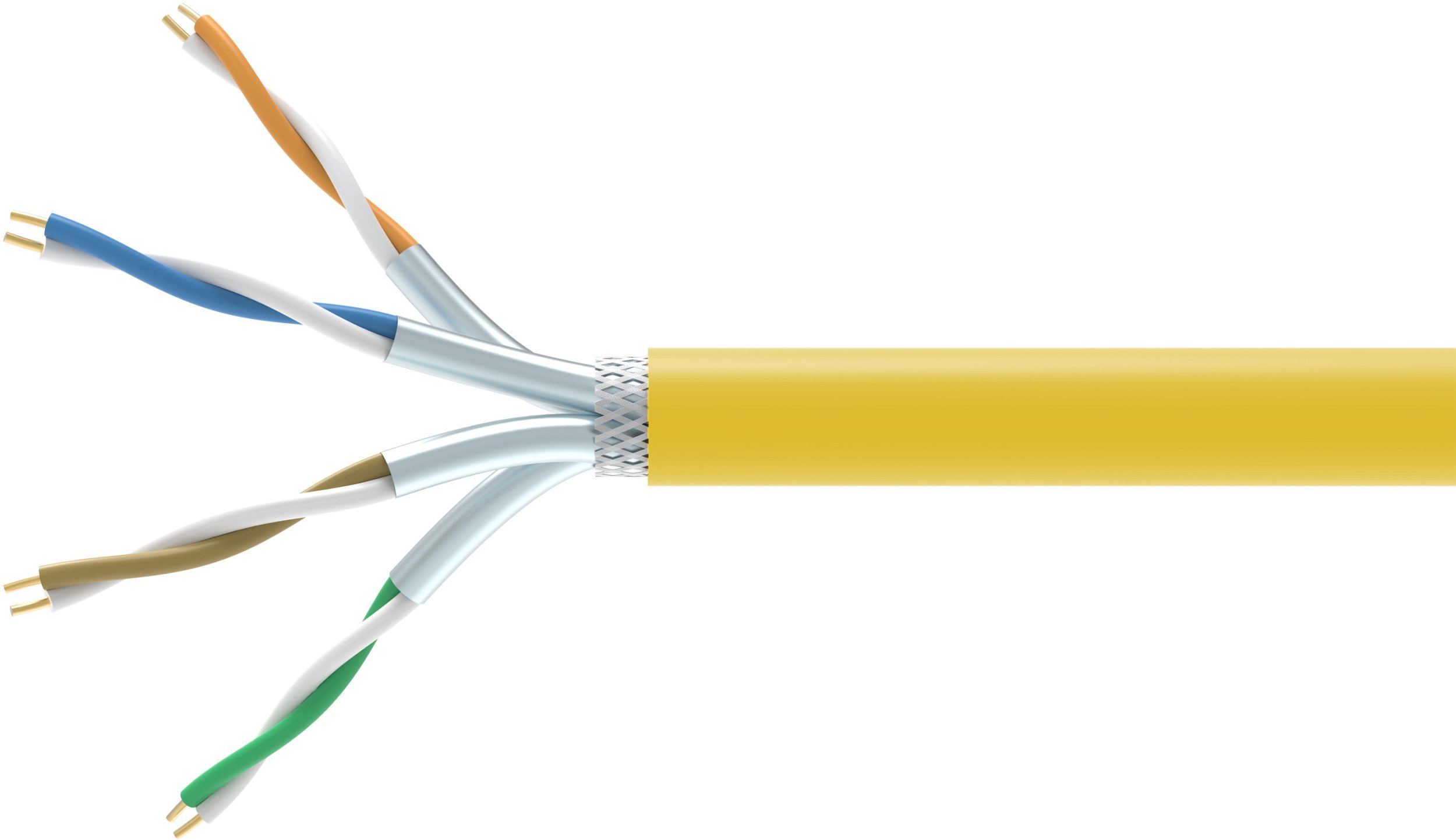 Equip 404563 kabel sieciowy Żółty 1000 m Cat7a S/FTP S-STP