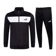 Bluzy męskie - Komplet dresowy Puma Poly Suit czarny - 677427-01-M - miniaturka - grafika 1
