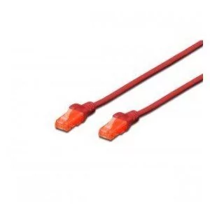 Digitus RJ-45 CAT.6 0.5m czerwony DK-1612-005/R - Patchcordy - miniaturka - grafika 4