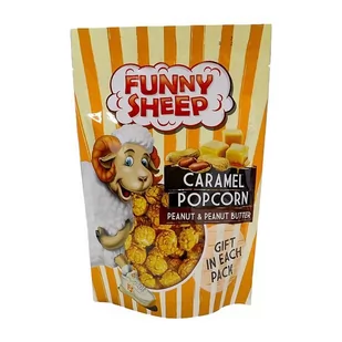 Funny Sheep - Popcorn w karmelu z orzeszkami ziemnymi i masłem o... - Popcorn - miniaturka - grafika 1