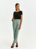 Spodnie damskie - Spodnie damskie zielone - SSP4246ZI spodnie 7/8 - TOP SECRET - Odzieżowy sklep internetowy TOP SECRET - miniaturka - grafika 1