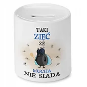 Skarbonki - Skarbonka Dla Zięcia na Urodziny Imieniny Prezent z Nadrukiem ze Zdjęciem + Opakowanie na prezent (wzór 04) - miniaturka - grafika 1