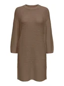 Sukienki - ONLY Sukienka dzianinowa w kolorze brązowym - miniaturka - grafika 1