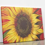 Malowanie po numerach - Słonecznik - Malowanie po numerach 50 X 40 cm - miniaturka - grafika 1