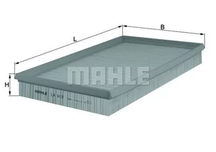 Filtr powietrza Mahle LX 613 - Filtry powietrza - miniaturka - grafika 1