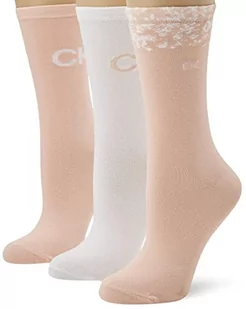 Calvin Klein Skarpety CLSSC damskie, pink combo, rozmiar uniwersalny - Skarpetki damskie - miniaturka - grafika 1