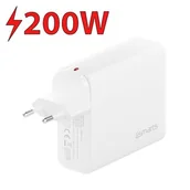 Ładowarki do telefonów - Ładowarka sieciowa 4SMARTS GaN Flex Pro 200W Biały | Bezpłatny transport - miniaturka - grafika 1