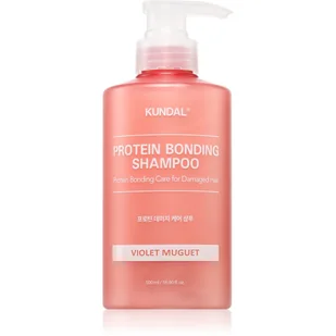 KUNDAL Protein Bonding Care Shampoo szampon odżywczy do włosów suchych i zniszczonych z zapachem Violet Muguet 500 ml - Szampony do włosów - miniaturka - grafika 1