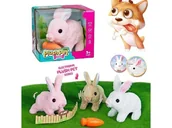 Zabawki interaktywne dla dzieci - Maskotka interaktywna Króliczek b/o - miniaturka - grafika 1