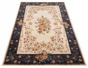 Dywany - Granatowy klasyczny dywan w kwiaty - Epris - Profeos - miniaturka - grafika 1